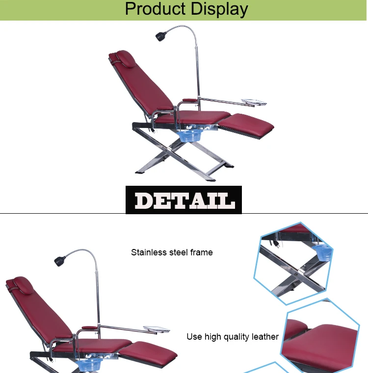 Dental Chair Spare Parts/greeloy High Quality Portable Dental Armchair