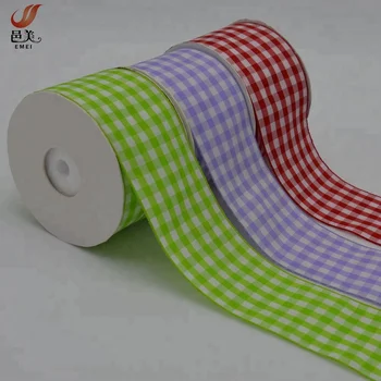 gingham ribbon wholesale