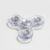 Crystal Led Light Fidget Spinner Hand Spinner Toy For Relief Focus Anxiety Stress