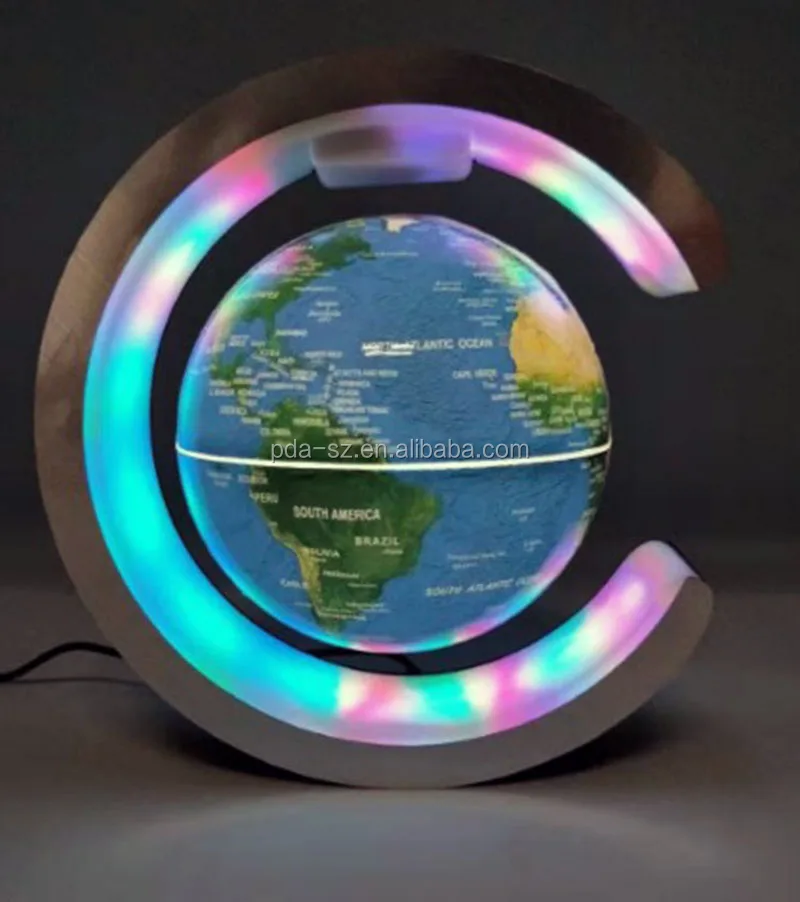 Levitating Spinning Moon Globe Display Levitation 3d Moon Led