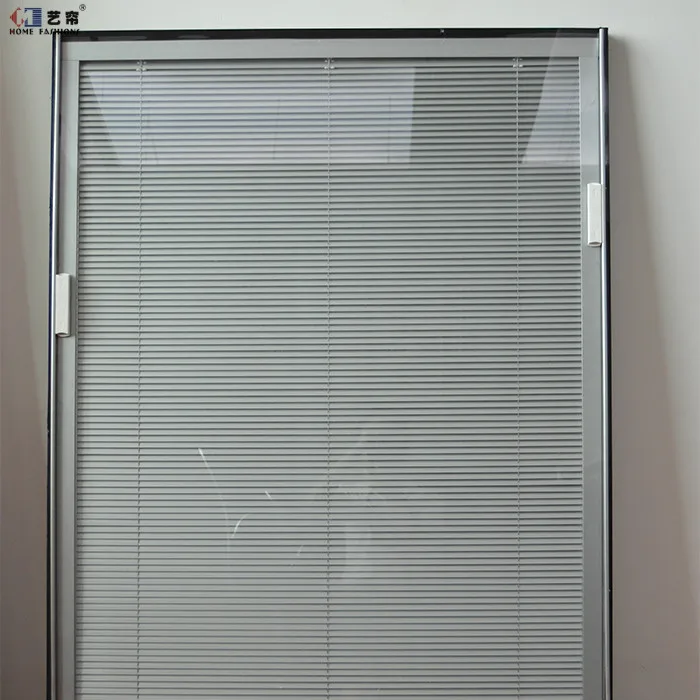 Yilian Aluminum Office Curtains And Blinds With Hollow Gl Curtains And Blinds With Hollow Gl
