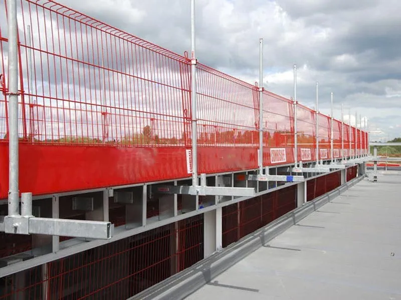 High Security Steel Mesh Edge Protection Barrier,Construction Site