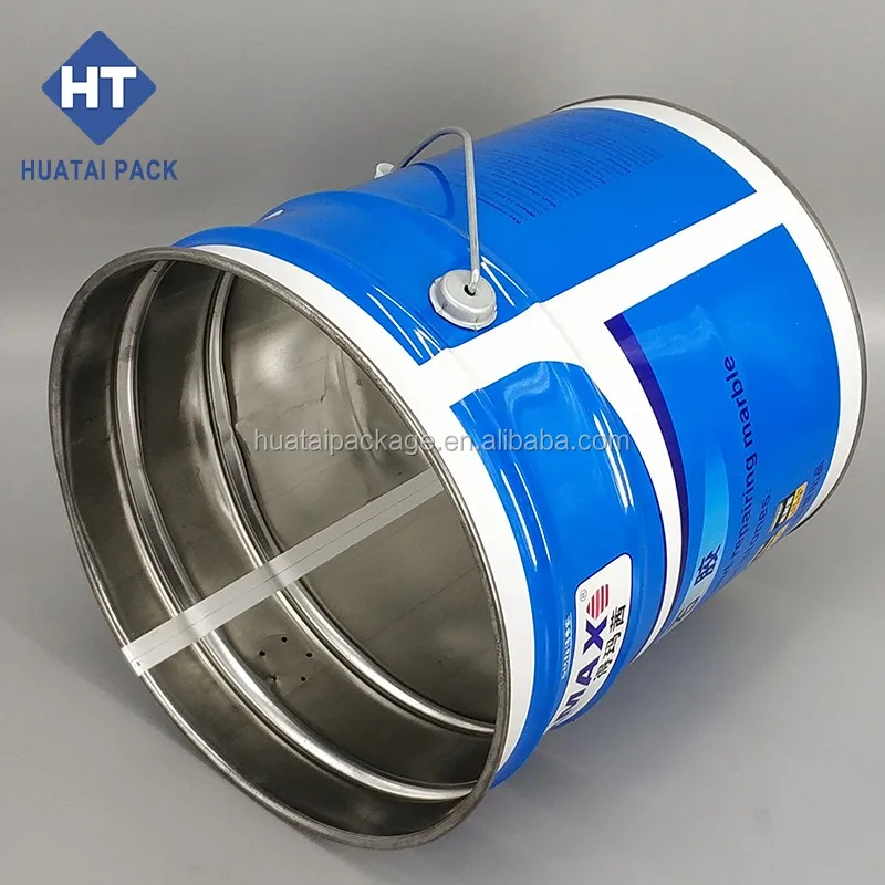 Download 10l Tinplate Metal Paint Bucket With Plug Lid - Buy 10l Tinplate Paint Bucket,10l Metal Tin ...