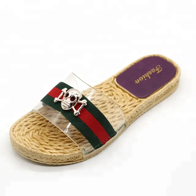 ladies slip on sandals