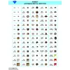 HONGKUN Copper hot fix transfer for Clothing, copper hot fix color chart