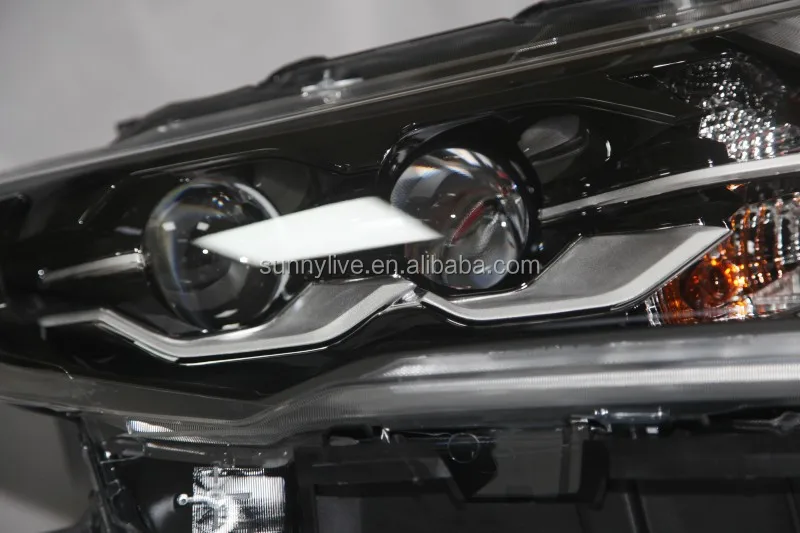 For NISSAN X-Trail Rogue LED Head Light 2017 Year Black Housing LD