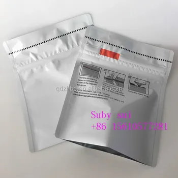 Custom Foil Pouch Zipper Tamper Proof Evident Bag Custom Foil Pouch Zipper Tamper Proof Evident Bag