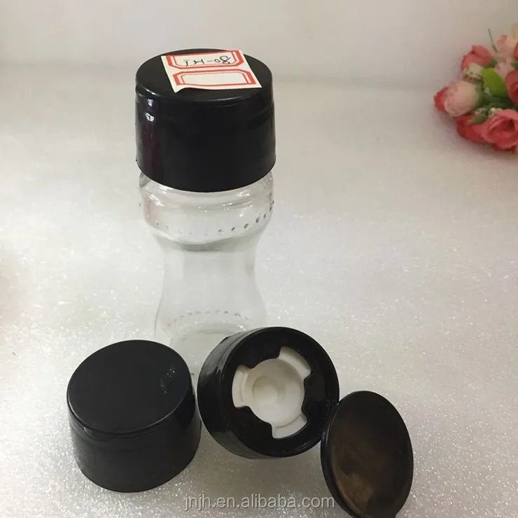Plastic Pepper Mill Parts/small Glass Pepper Grinder Bottle/100 Ml Salt