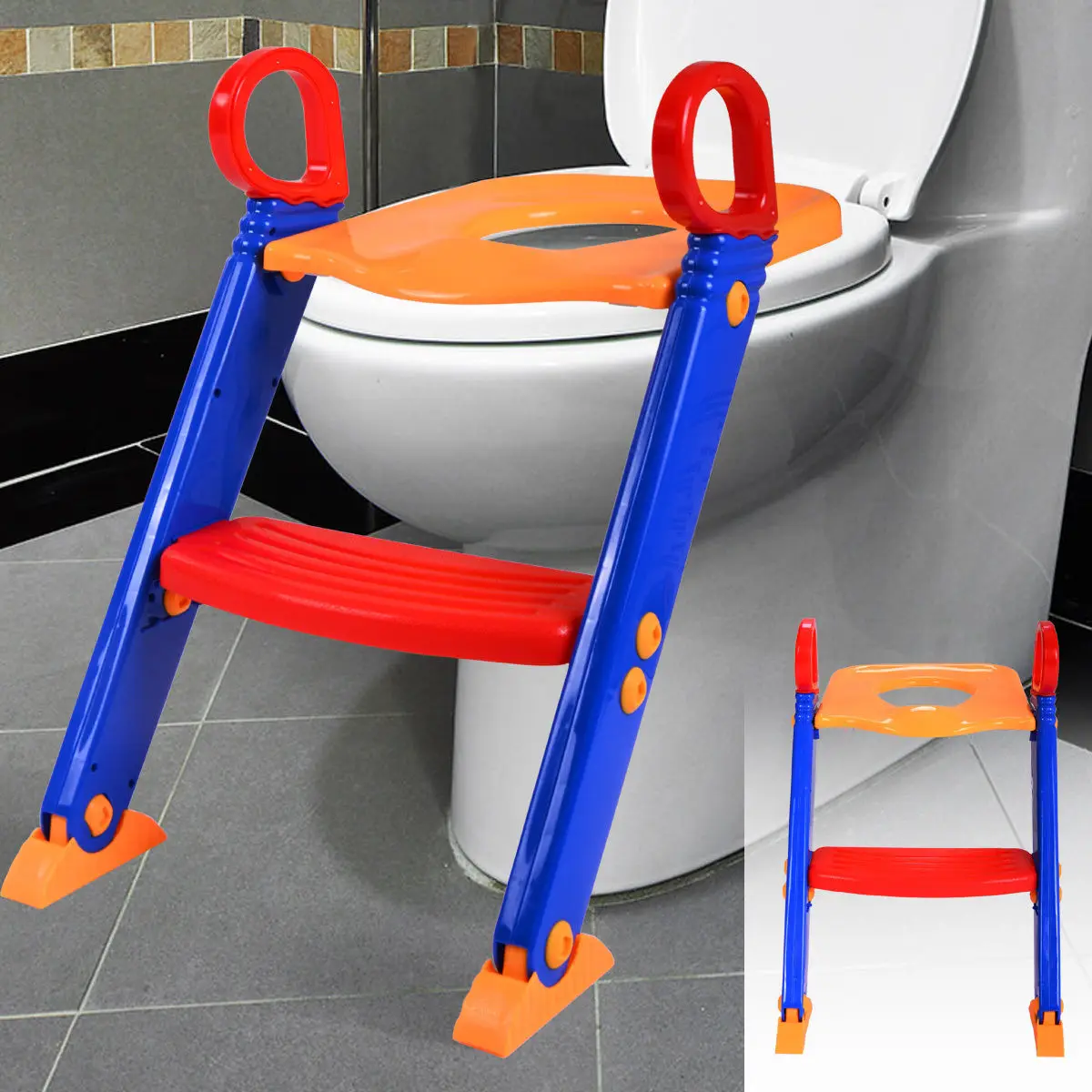 Children's toilet trainer baby's toliet seat bath stool