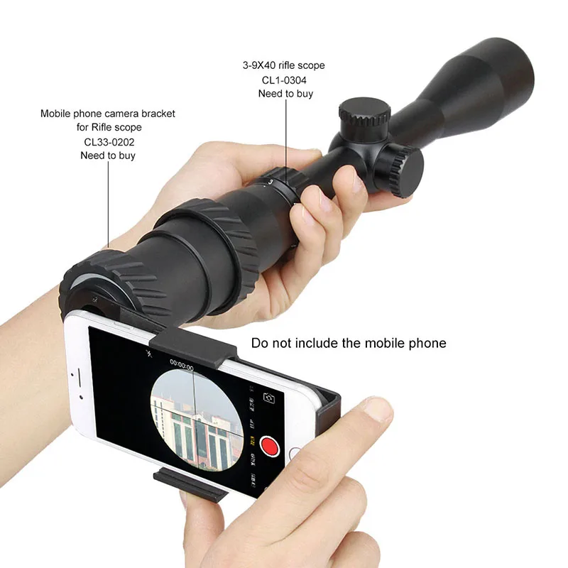 Universal Cell Phone Adapter Mount Cellphone Rifle Scope Adapter Monocular Telescope Camera