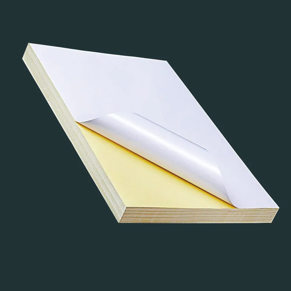 Custom Waterproof Color A4 Sticker Paper Adhesive Print Both Sides 