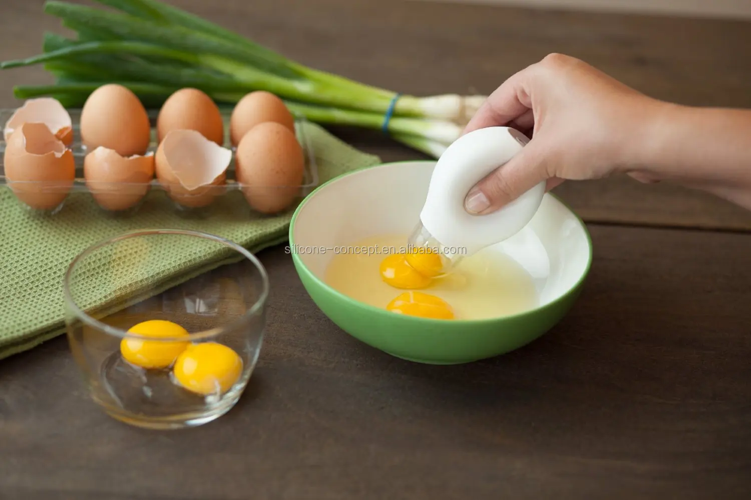 good quality silicone quirky pluck yolk extractor egg extractors