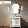 luxury french style antique bathroom vanities cabinet designs 60 matt white lacquer wooden bathroom vanity with granite tops