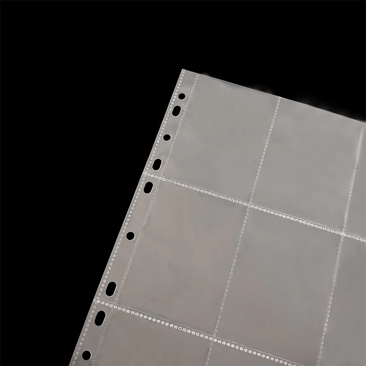 Plastic Custom Trading Card Storage Album Pages Card Collector Coin Holders Wallets Sleeves