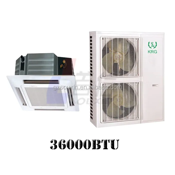 Dual Zone Ceiling Cassette Heat Pump Mini Split System Ac 21000 Btu 36000btu Buy Dual Zone Ceiling Cassette Heat Pump Mini Split System Ac 21000