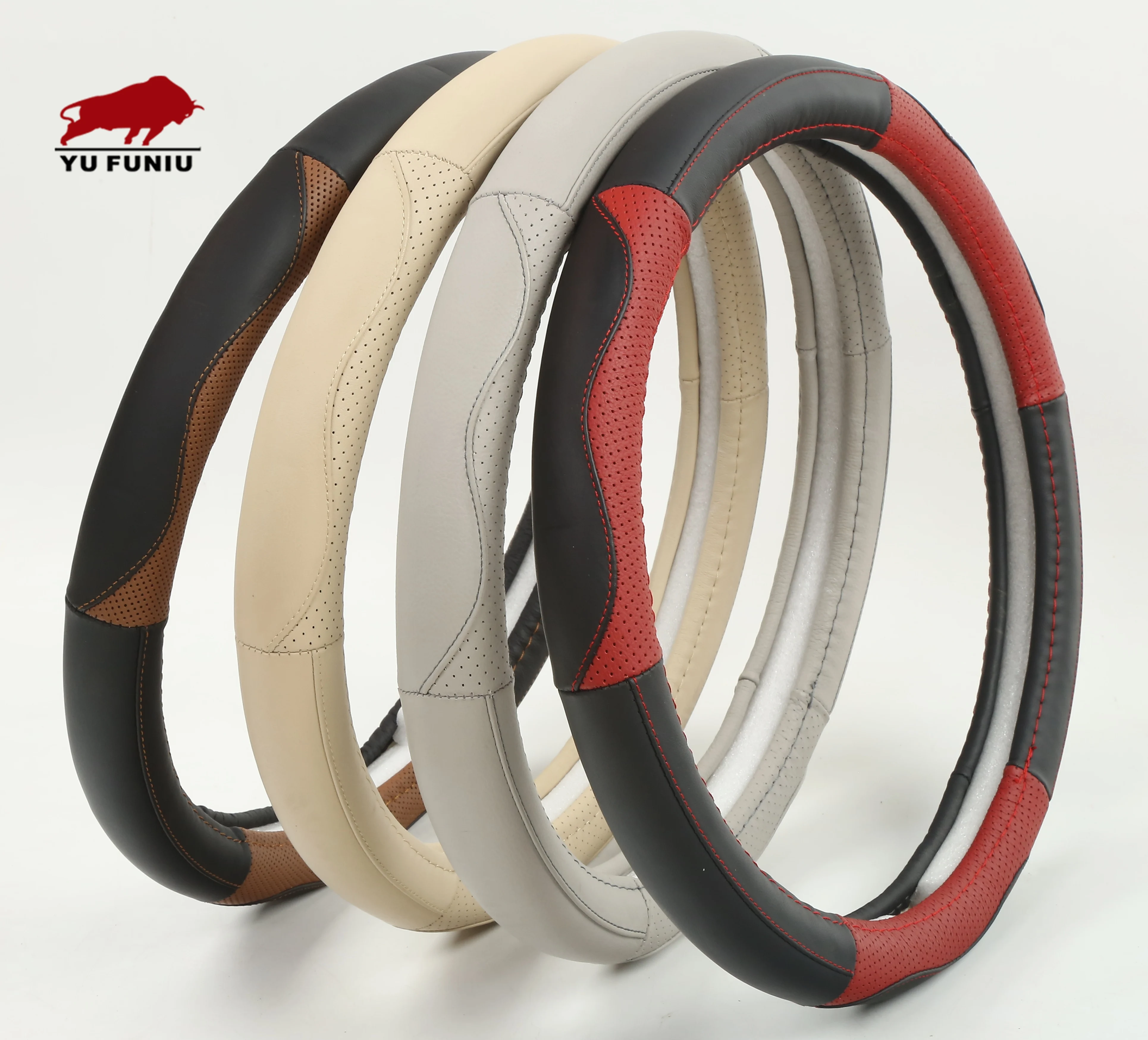 
Lixian Universal Breathable Anti-slip Protector Genuine Leather car wheel cover 