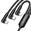 Great Free Shipping RAXFLY Elbow Design 90 Degree Right Angle Game Player Phone Charger Multiple Usb Charging Cable