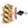 Hot selling 4WD Smart Robot Car Chassis Kits with Speed Encoder