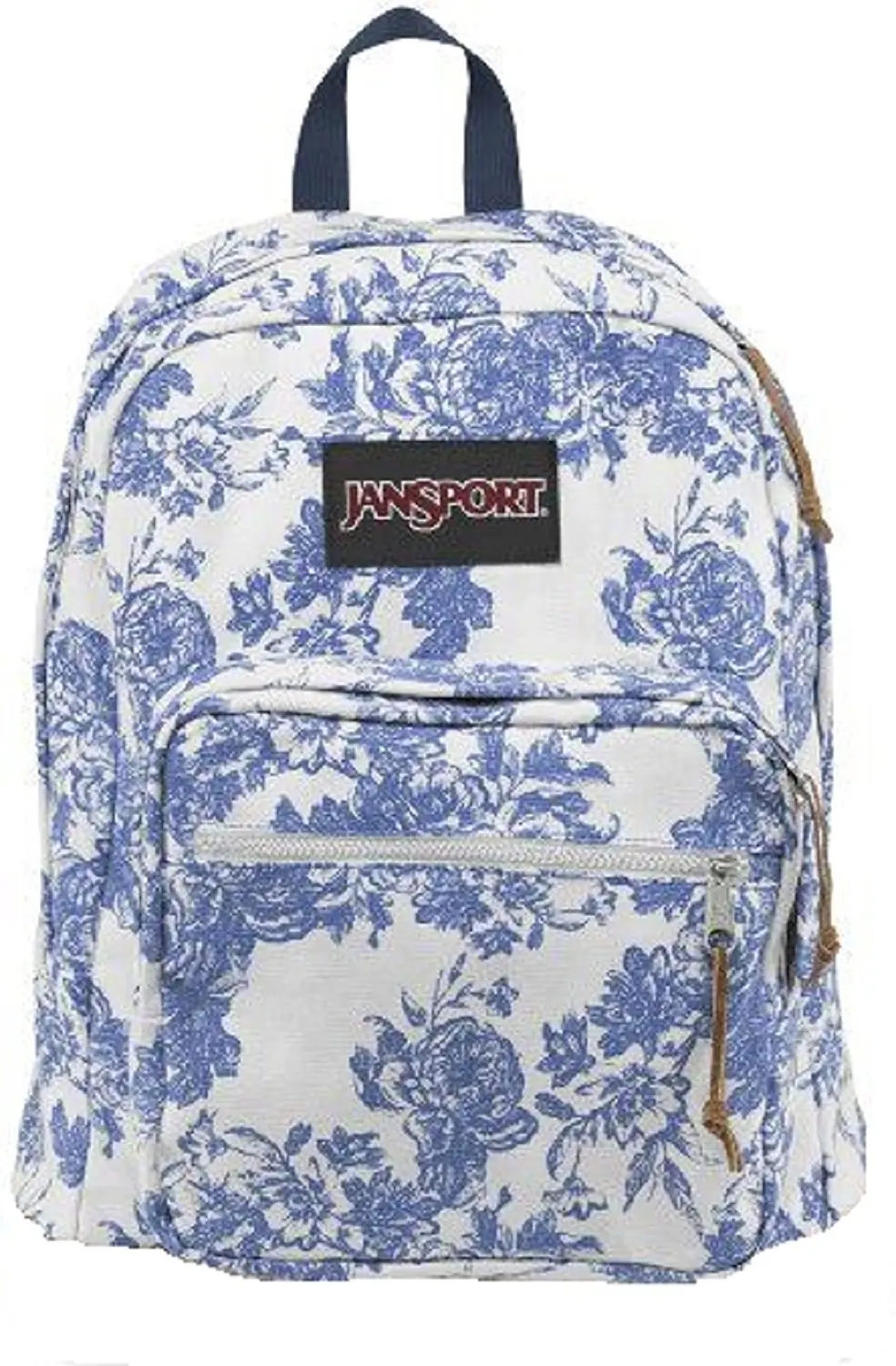 jansport backpack blue flowers