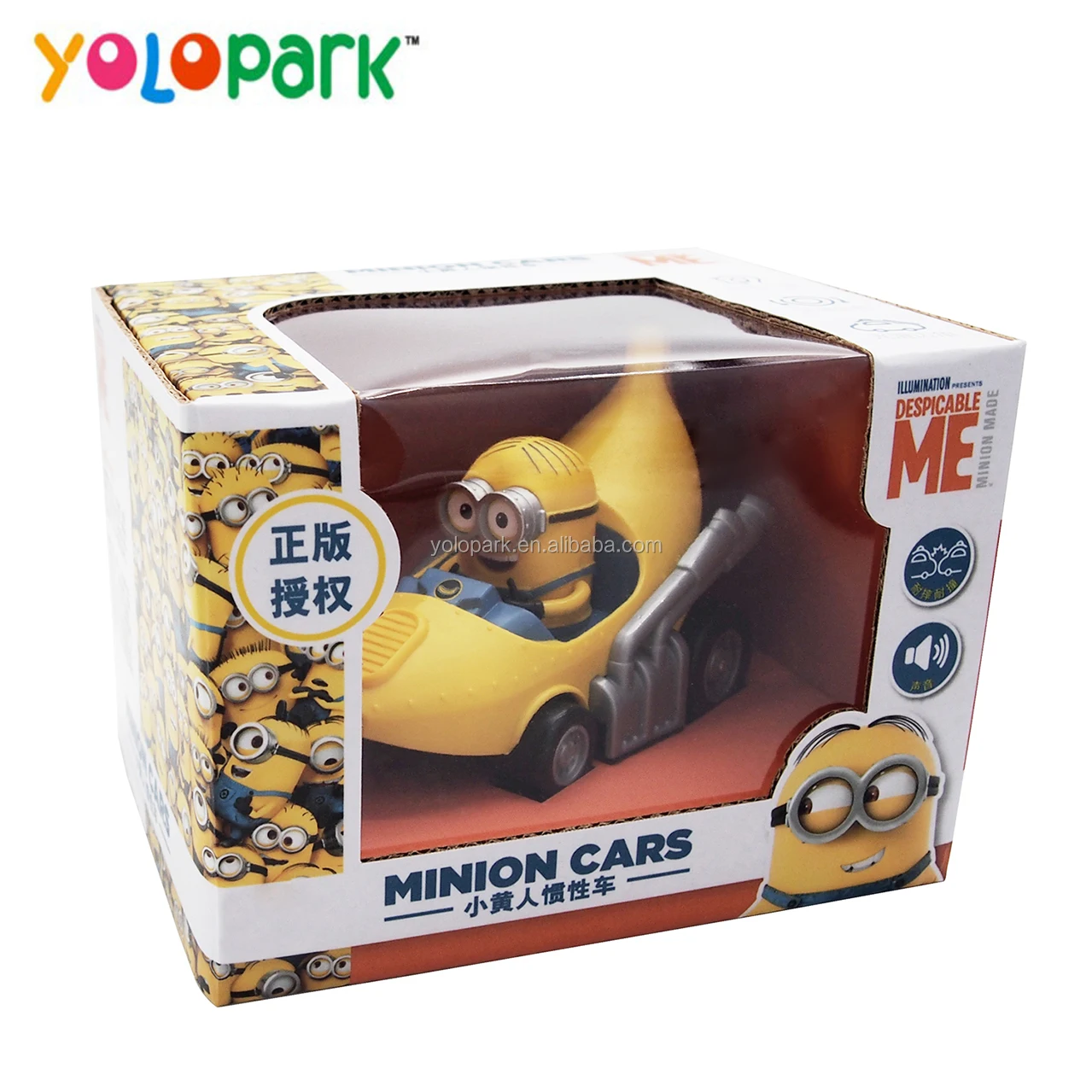 Licensing Minions Car Model Kits Movie Figures Toy For Kid - Buy ...