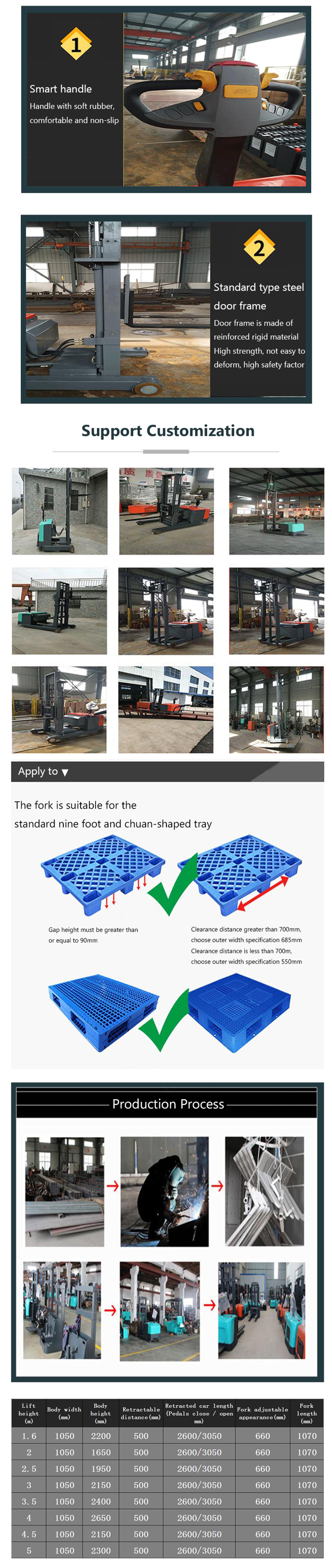 Lifter Stacker Electric Forklift Motor Self Loading - Buy Self Loading