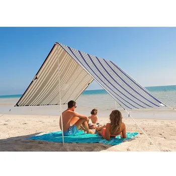 Pop Up Cotton Canvas Beach Shade Tent Canopy Pop Up Cotton Canvas Beach Shade Tent Canopy
