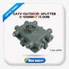 3 way 5-1000MHZ CATV OUTDOOR cable tv rf splitter and tap