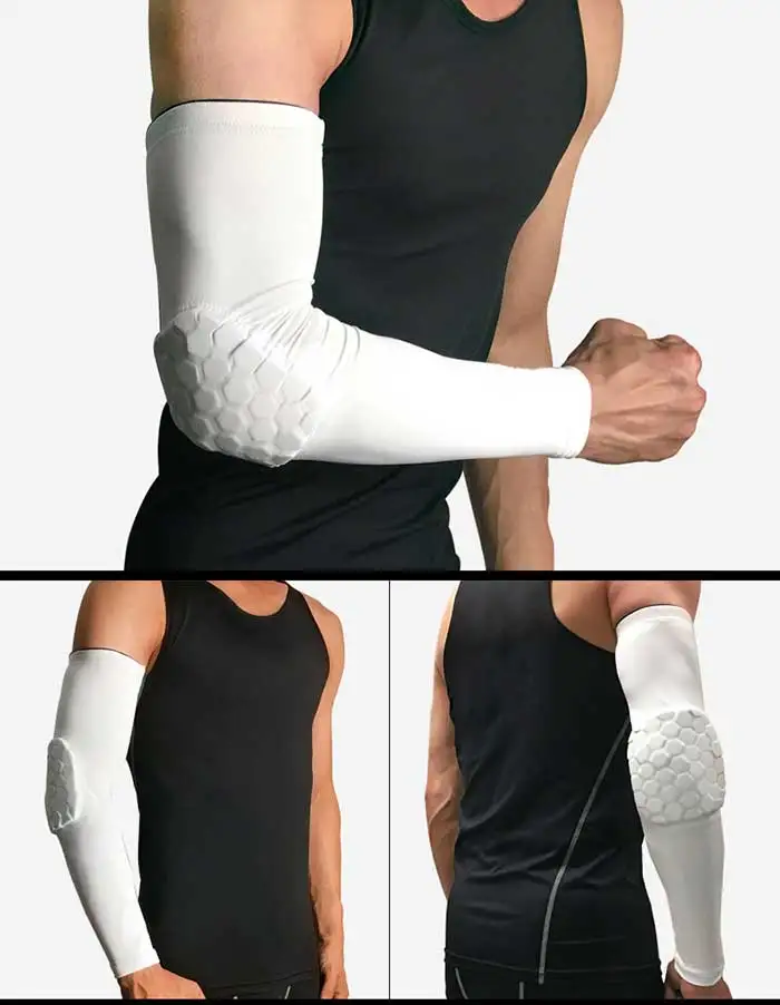 Elbow Pads Compression Shooter Sleeves Men Women Arm Sleeve With Pad