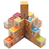 Custom Early Education Abc Building Blocks Combination Wholesale Wooden Letter Blocks