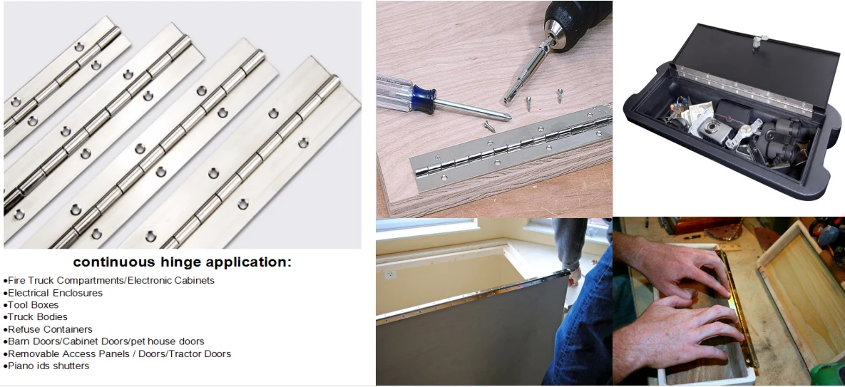 piano hinge application