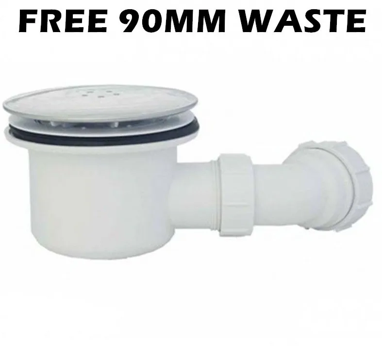 Uk Standard Size Connection Fast Flow Shower Waste Drain With 900mm Hi