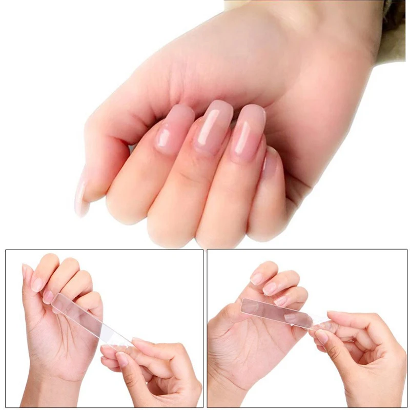 Oem Crystal Nail File Nano Glass Nail Files Crystal Nail Shine Buffer Polisher For Natural