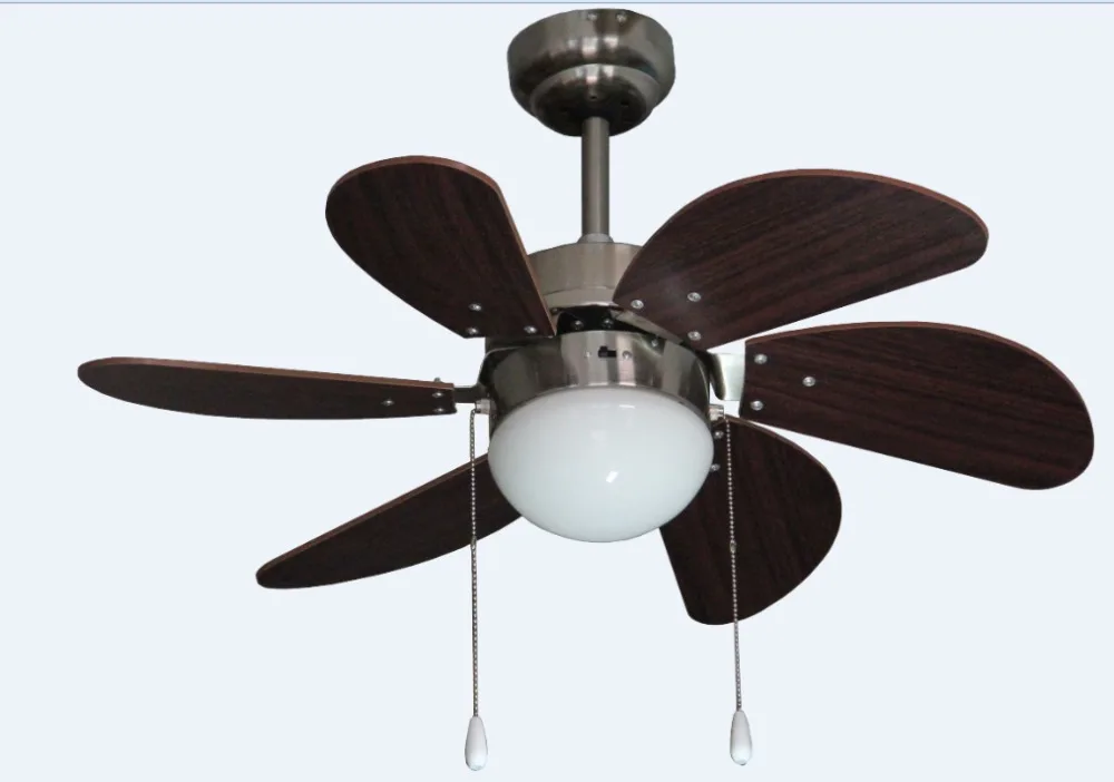 5 MDF wood blade with 1 light decorative fan/factory price decorative ceiling fan specification