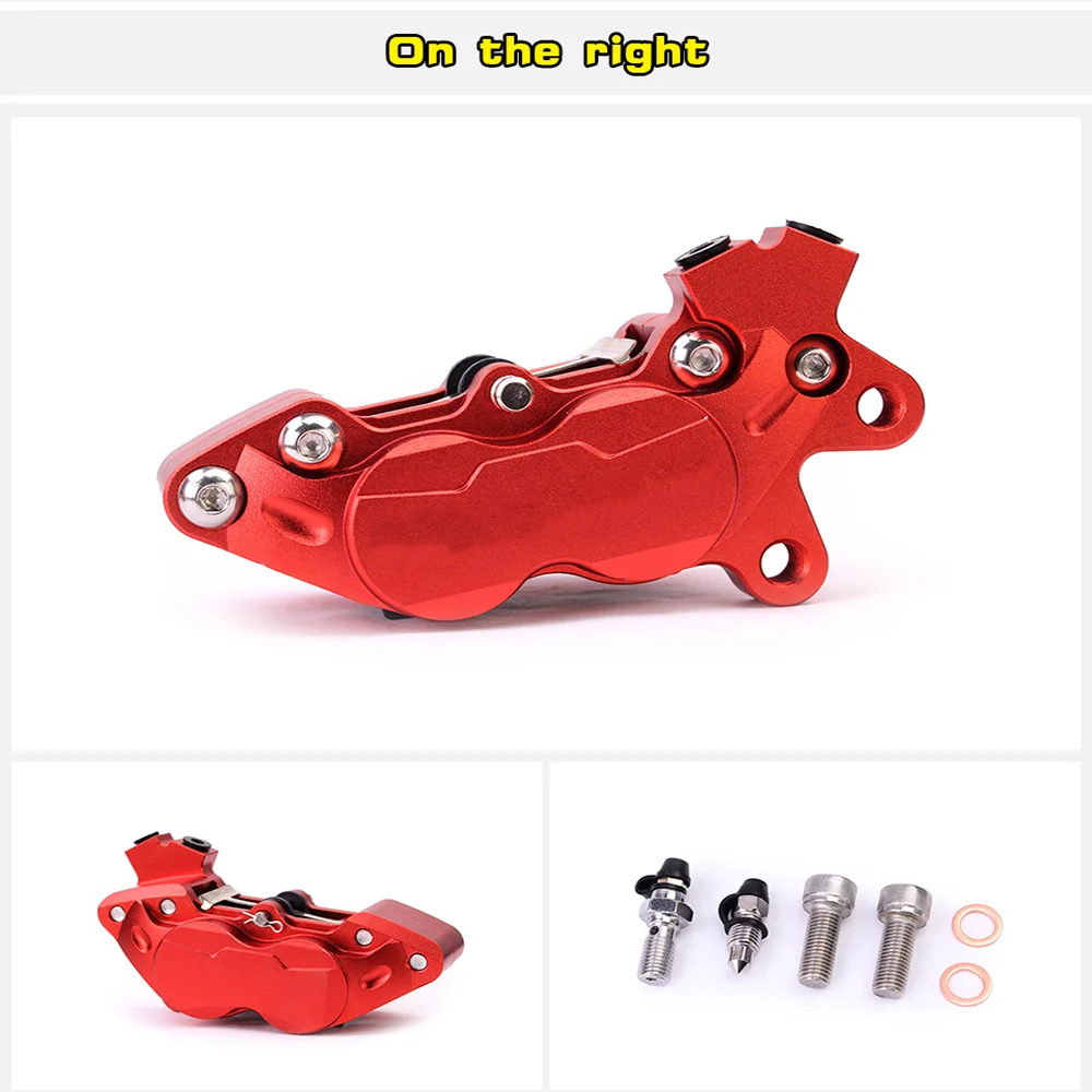 Universal 40mm Cnc Motorcycle Brake Calipers With 4 Piston 32*27mm For