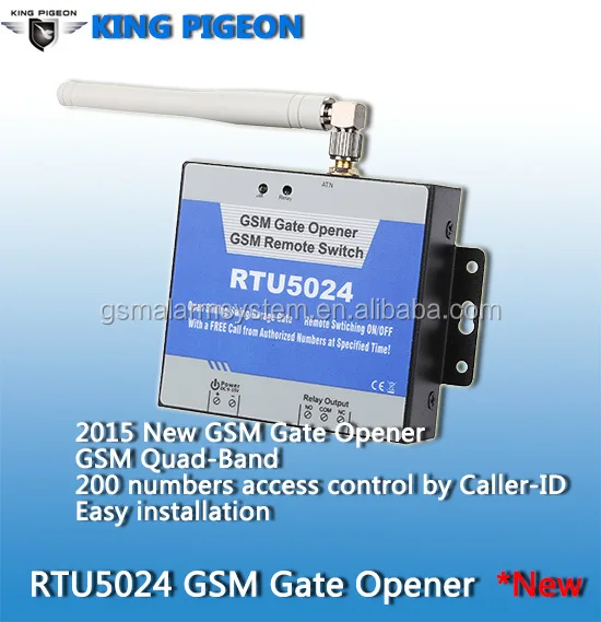 RTU5024 2015新しい到着gsm自動スライド ゲート オペレータ/gsm オペ スライディング ゲート/sms オペ オープナー