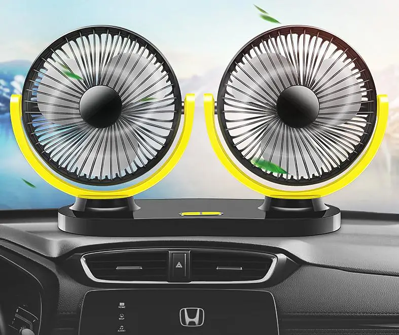 Latest 2019 360 Allround Air Cooling Double Head Dual Interior Car