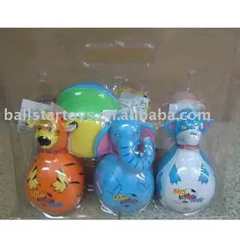 stuffed animal bowling set