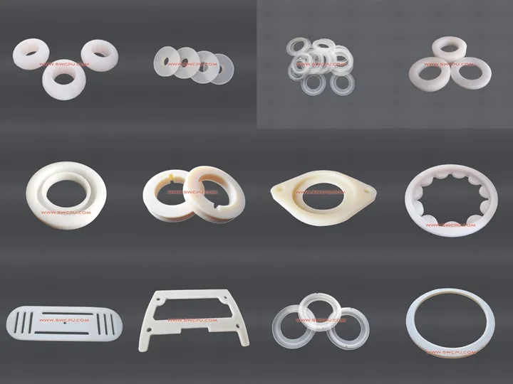 Fda Clear Silicone Rubber Flat Square Sealing Washer Buy Flat