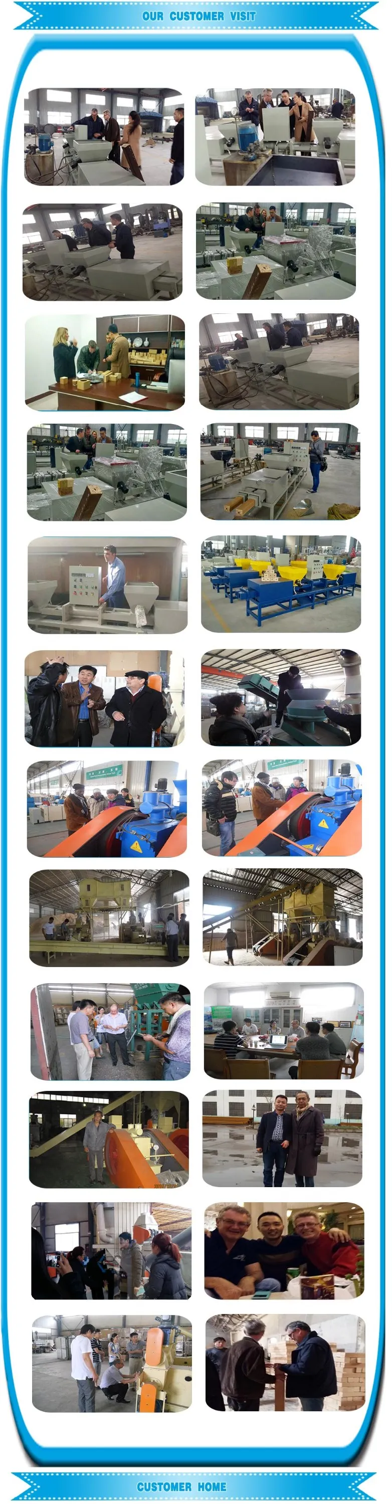 wood machine customer visit2