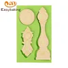 Wall and Floor Clock Cake Decoration Silicone Fondant Mould