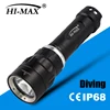 Ultra-Bright 1000 lumen Hi-max X5 ON OFF Simple Mode Rechargeable LED Diving Torch Light For Wholesale