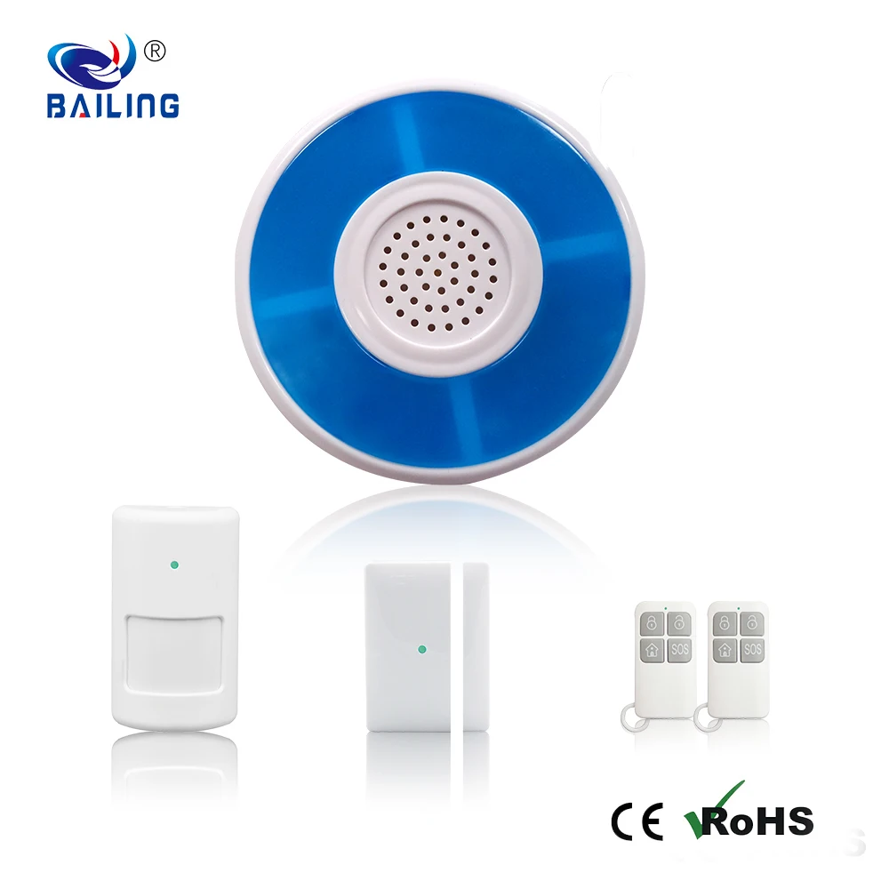 Remote Control Wireless Alarm Siren With 110db,Work With Alarm Sensors