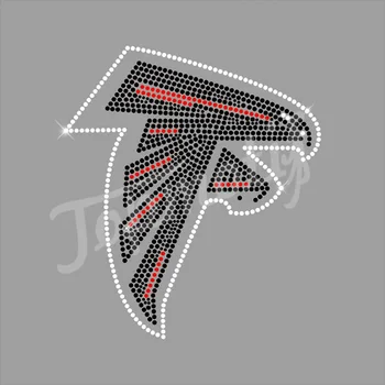 Falcon Football Team Logo Rhinestone Iron On Transfer Buy Rhinestone Iron On Transfersiron On Gymnastics Rhinestonerhinestone Transfers Iron On