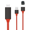 1 M Full HD 1080P USB Female TO HDMI Video Cable Adapter for Type C Android iOS to TV