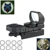 Spike HD108 Diagonal Lens Frame 4 Reticles Red Dot Reflex Sight Red Dot Scope for Rifle Air Rifle Carbine