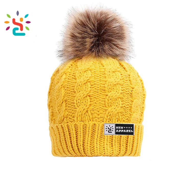 yellow beanie hat