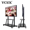 55 inch touch screen monitor interactive screen whiteboard computer with school teaching application