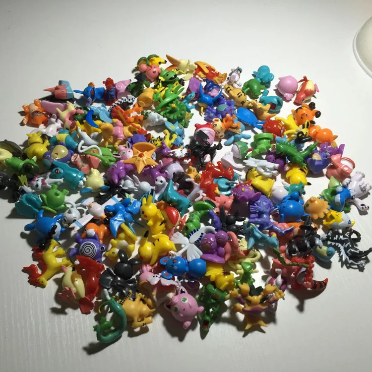 
Cheap 144 pcs/bag 3cm PVC Material Cartoon Anime Mini Pokemon Action Figures Toys 