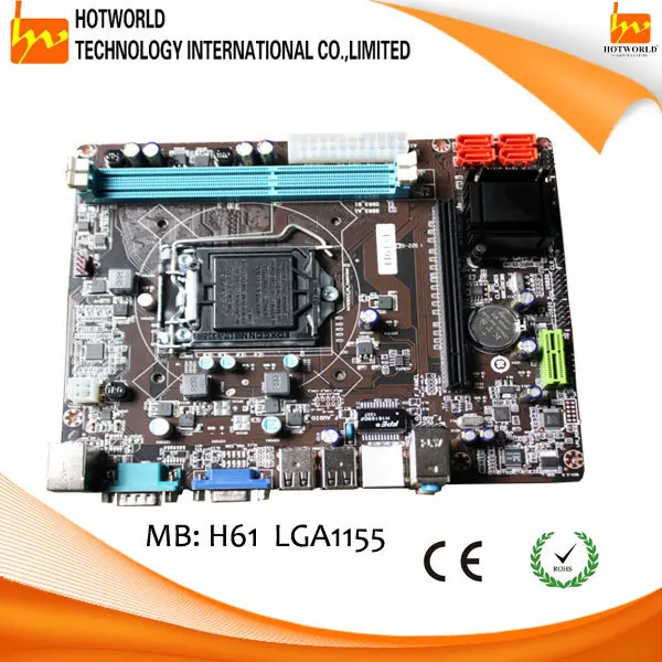 Support LGA1155 I3,I5,I7 processors Intel H61 ITX motherboard