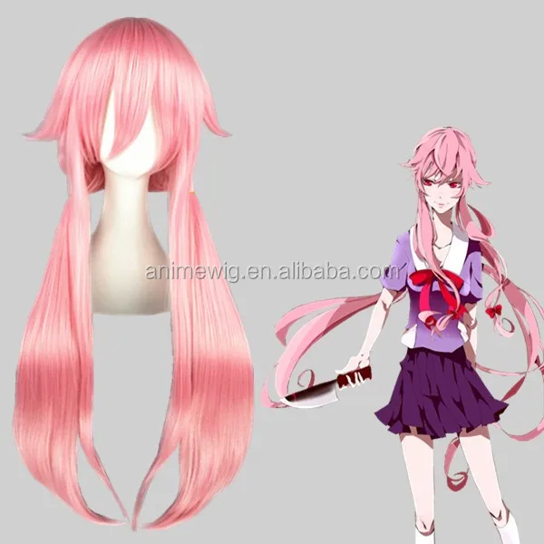 light pink cosplay wig